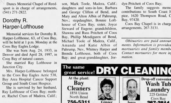 Clipping from The World